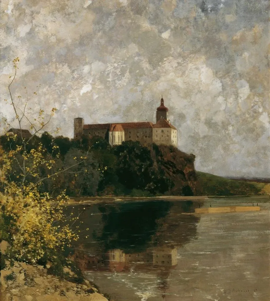 Obraz Château de Persenbeug - Adolf Ditscheiner | Druk artystyczny
