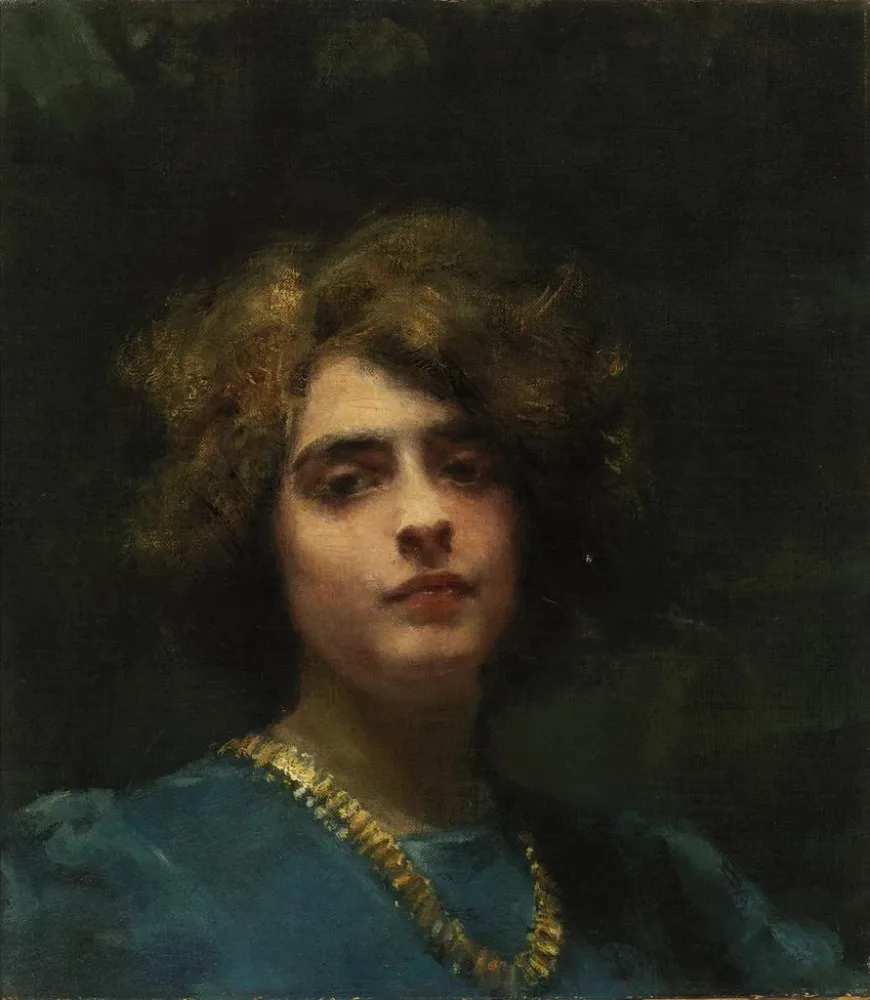 Obraz Le collier - Alice Pike Barney | Druk artystyczny