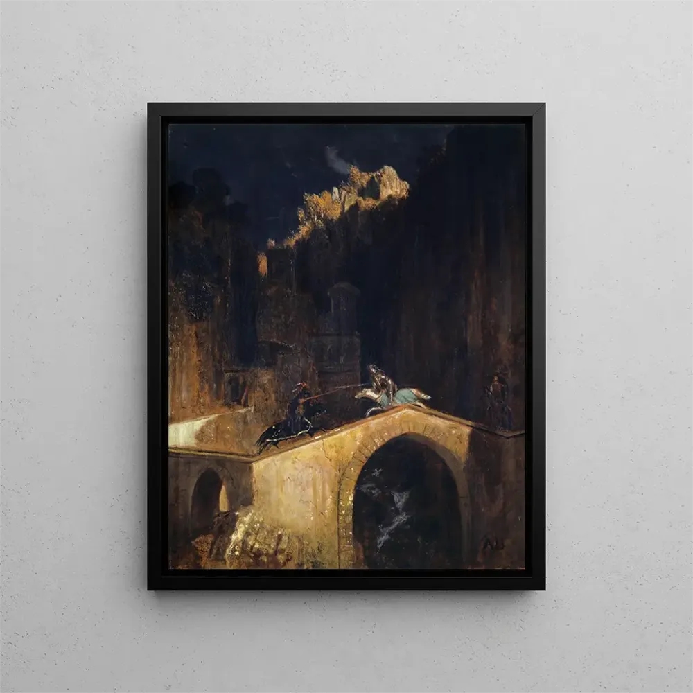 Obraz Le combat sur le pont - Arnold Böcklin | Druk artystyczny