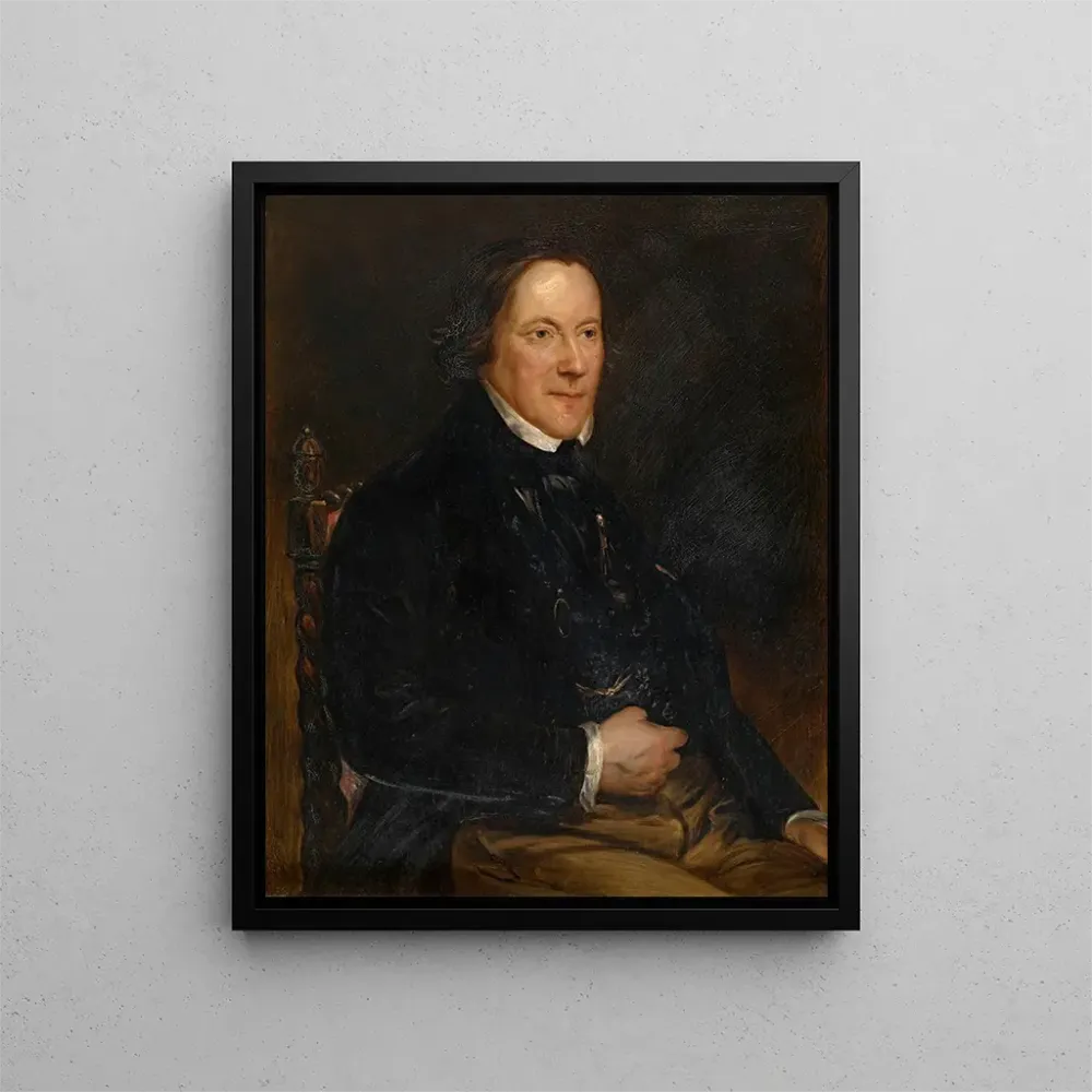 Obraz Constant van den Nest Sekretarz Królewskiej Akademii Sztuk Pięknych w Antwerpii - Antoine Joseph Wiertz | Druk artys...