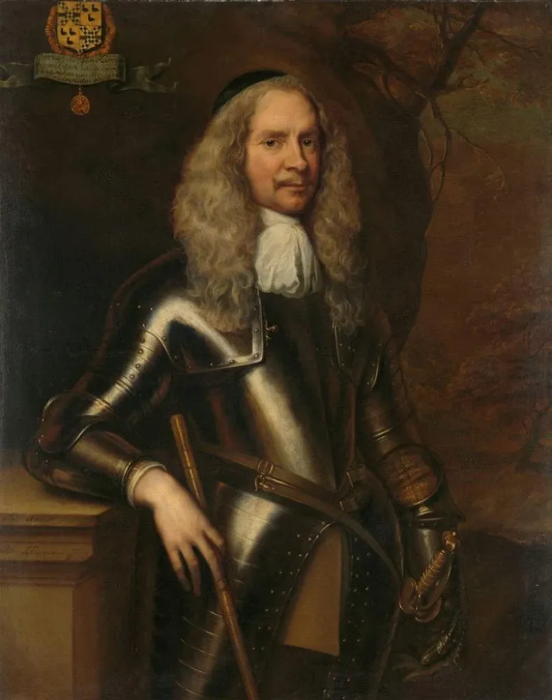 Obraz Cornelis van Aerssen 1600-62 Seigneur de Sommelsdijk Colonel de cavalerie - Adriaen Hanneman