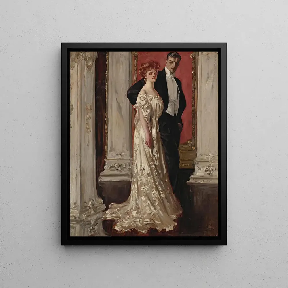 Obraz Le Couple - Albert Beck Wenzell | Druk artystyczny