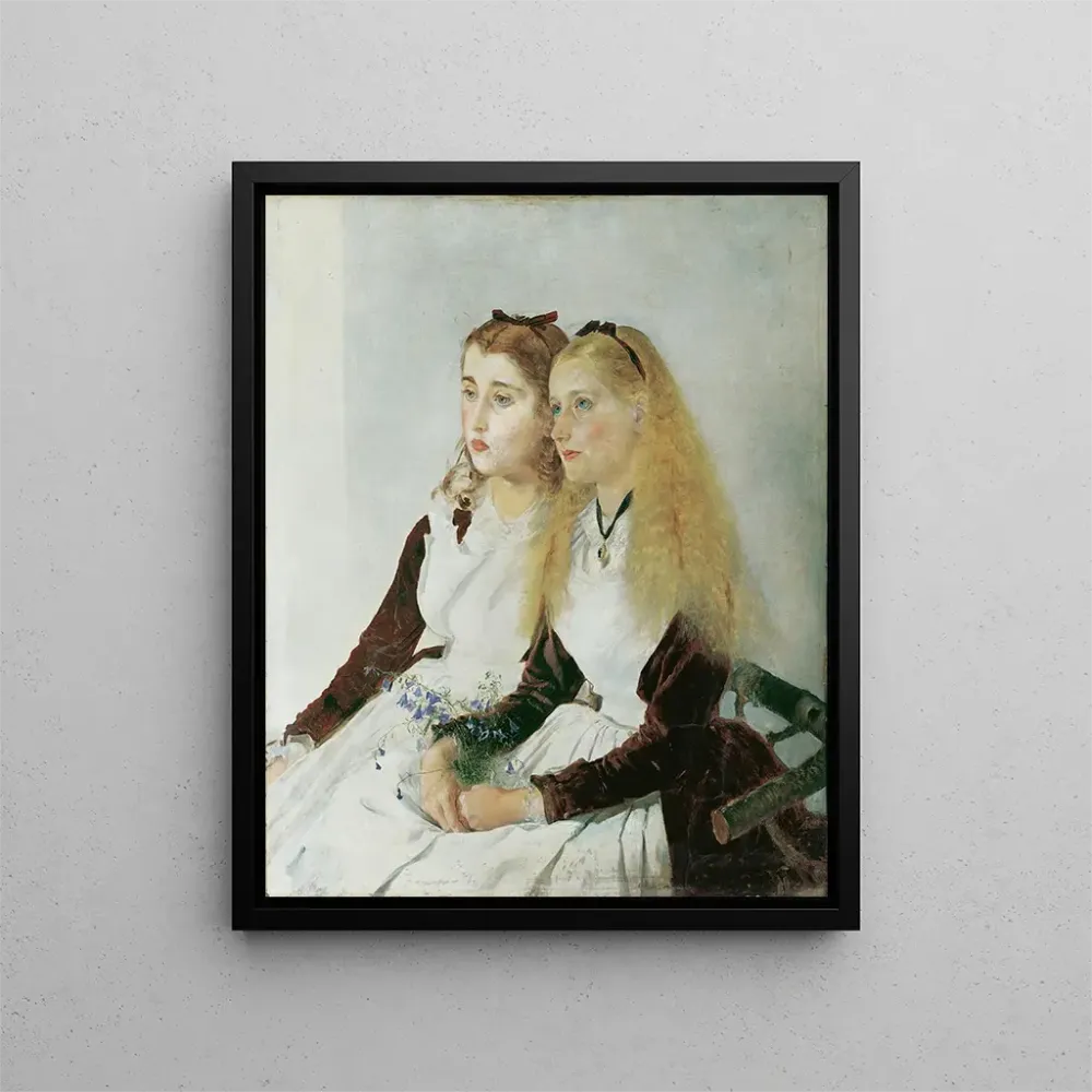 Obraz Córki artysty, Elisabeth i Maja - Anton Romako | Druk artystyczny