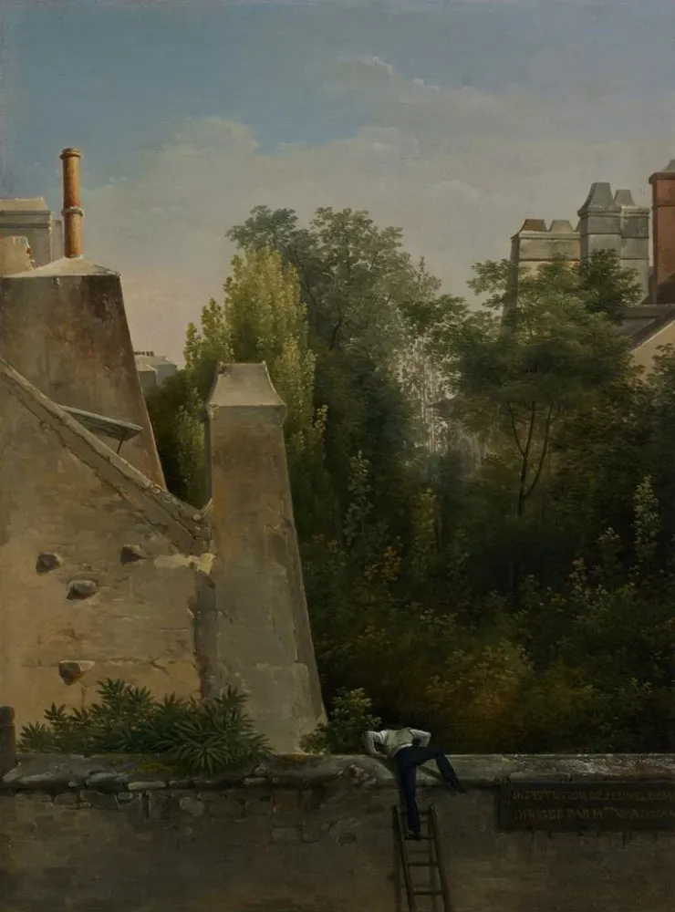 Obraz Le curieux - Antoine Pierre Mongin | Druk artystyczny