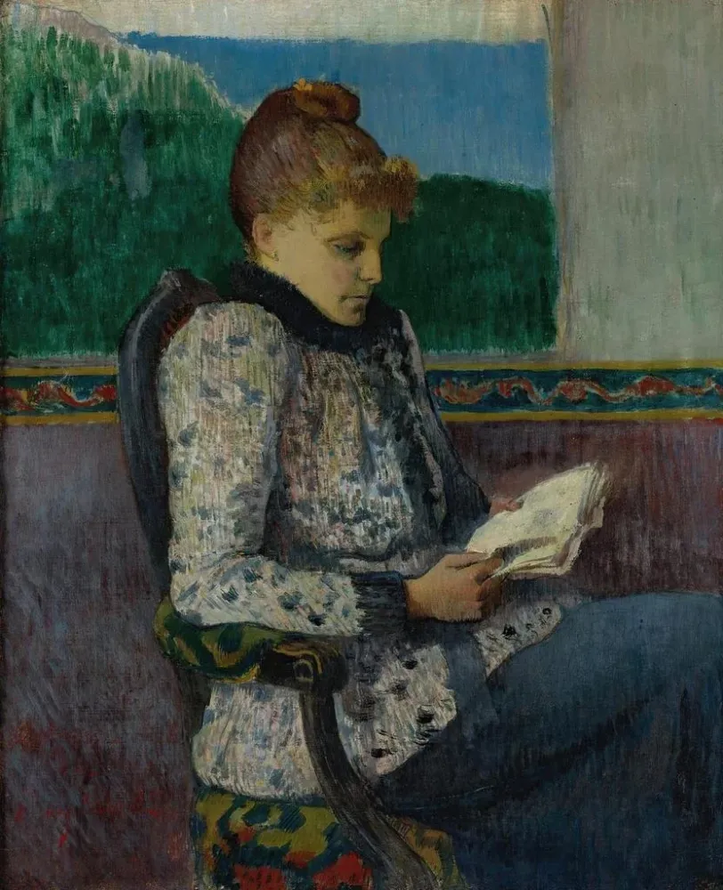 Obraz Czytanie przy oknie - Henry Moret | Druk artystyczny