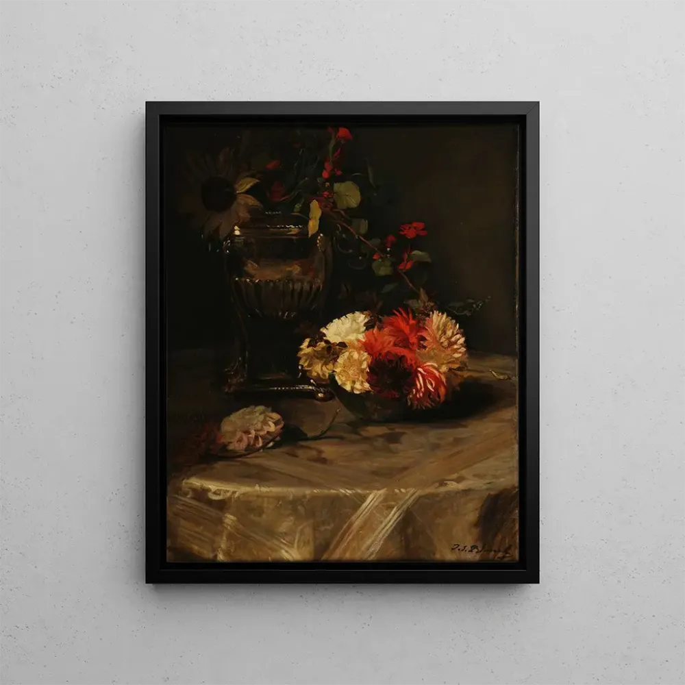 Obraz Dahlias i kapucynki - Jacques - Émile Blanche | Druk artystyczny