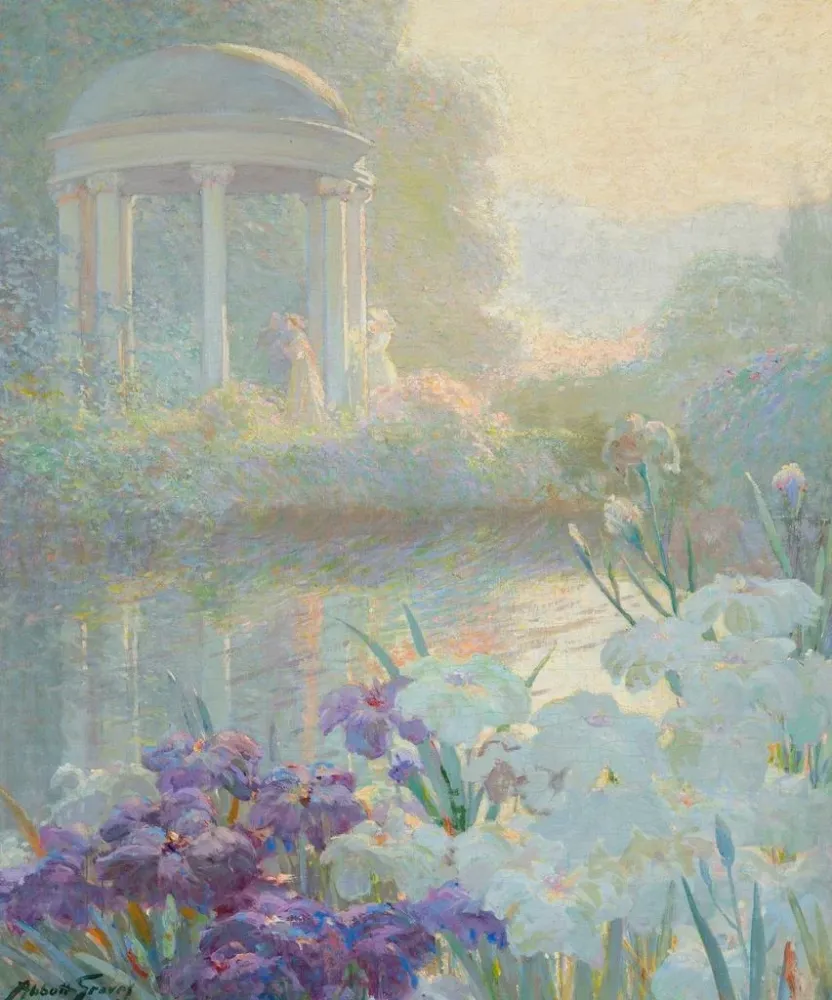 Obraz Damki przy belwederze - Abbott Fuller Graves | Druk artystyczny