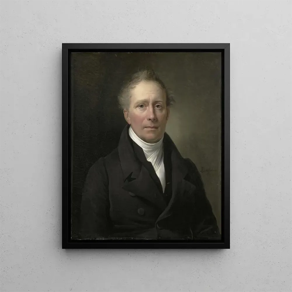 Obraz Daniela Francisa Schasa 1772-1848 Członka Rady Handlu i Kolonii w latach 1814–1820 - Alexandre-Jean Dubois-Drahonet...