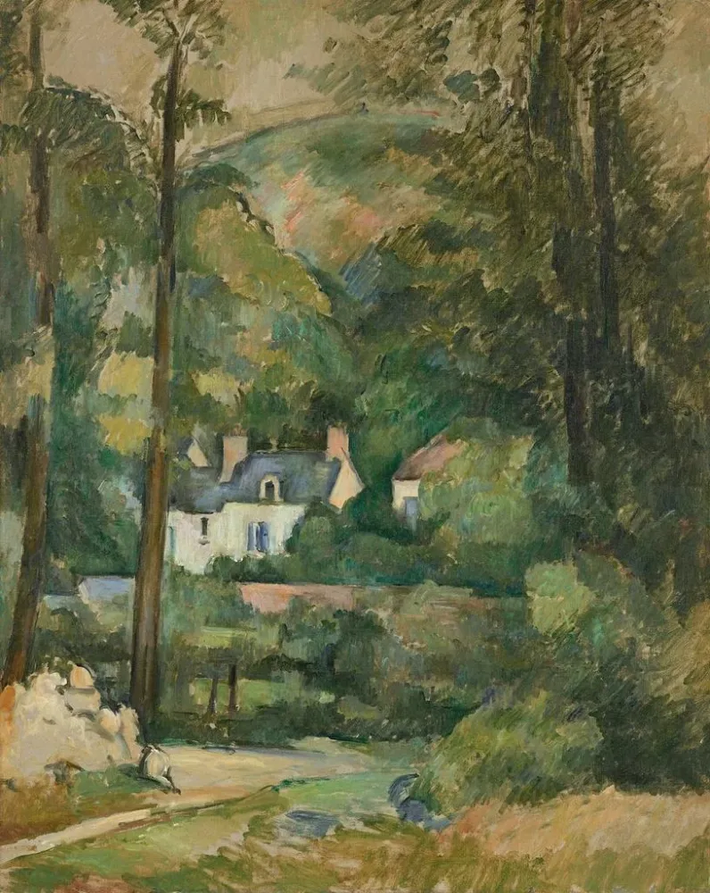 Obraz Domy przy Kapuście, Pontoise - Paul Cézanne | Druk artystyczny