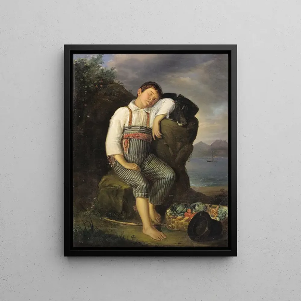Obraz Druk artystyczny Upał na drodze - Auguste Alexandre Guillaumot