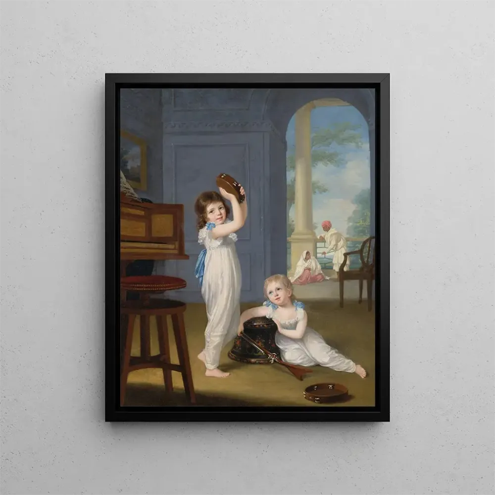 Obraz Emily i George Mason - Arthur William Devis | Druk artystyczny