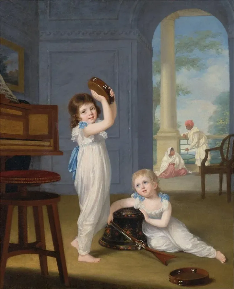 Obraz Emily i George Mason - Arthur William Devis | Druk artystyczny
