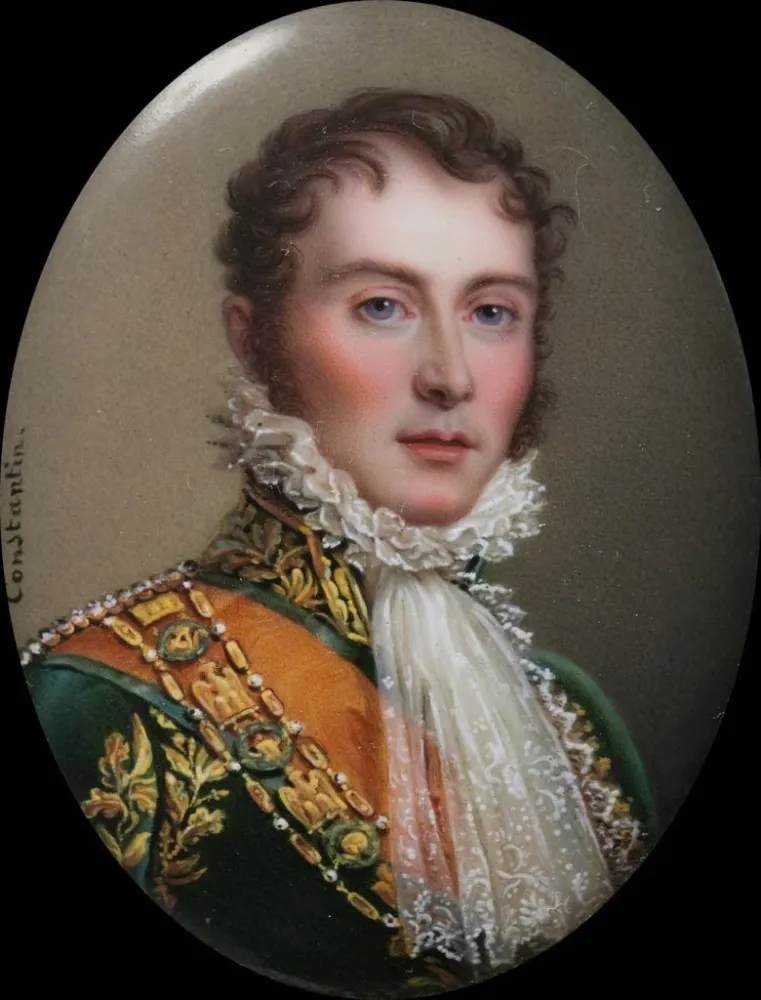 Obraz Eugène de Beauharnais 1781-1824 książę Leuchtenburg - Abraham Constantin | Druk artystyczny