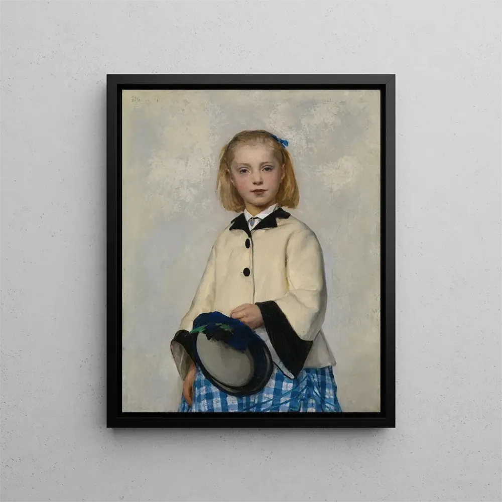 Obraz La Fille de l'artiste Louise - Albert Anker | Druk artystyczny