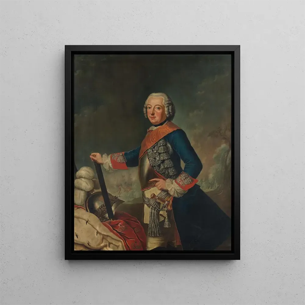 Obraz Fryderyk II Wielki - Antoine Pesne | Druk artystyczny