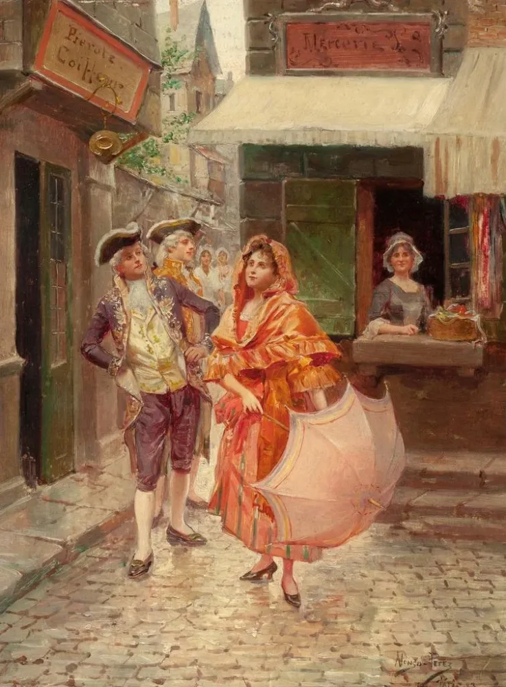 Obraz Galanterie parisienne - Alonzo Perez | Druk artystyczny
