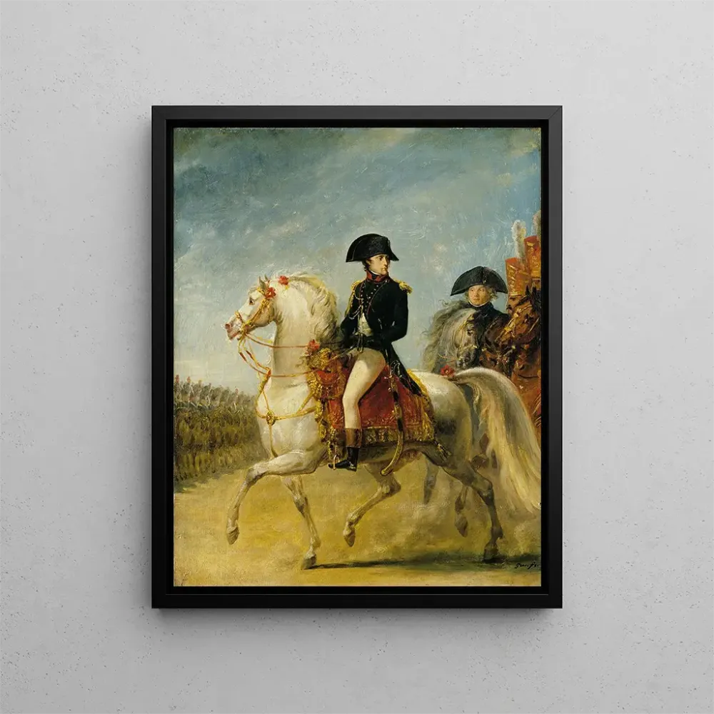 Obraz Generał Bonaparte przechodzący wśród oddziałów - Antoine-Jean Gros | Druk artystyczny