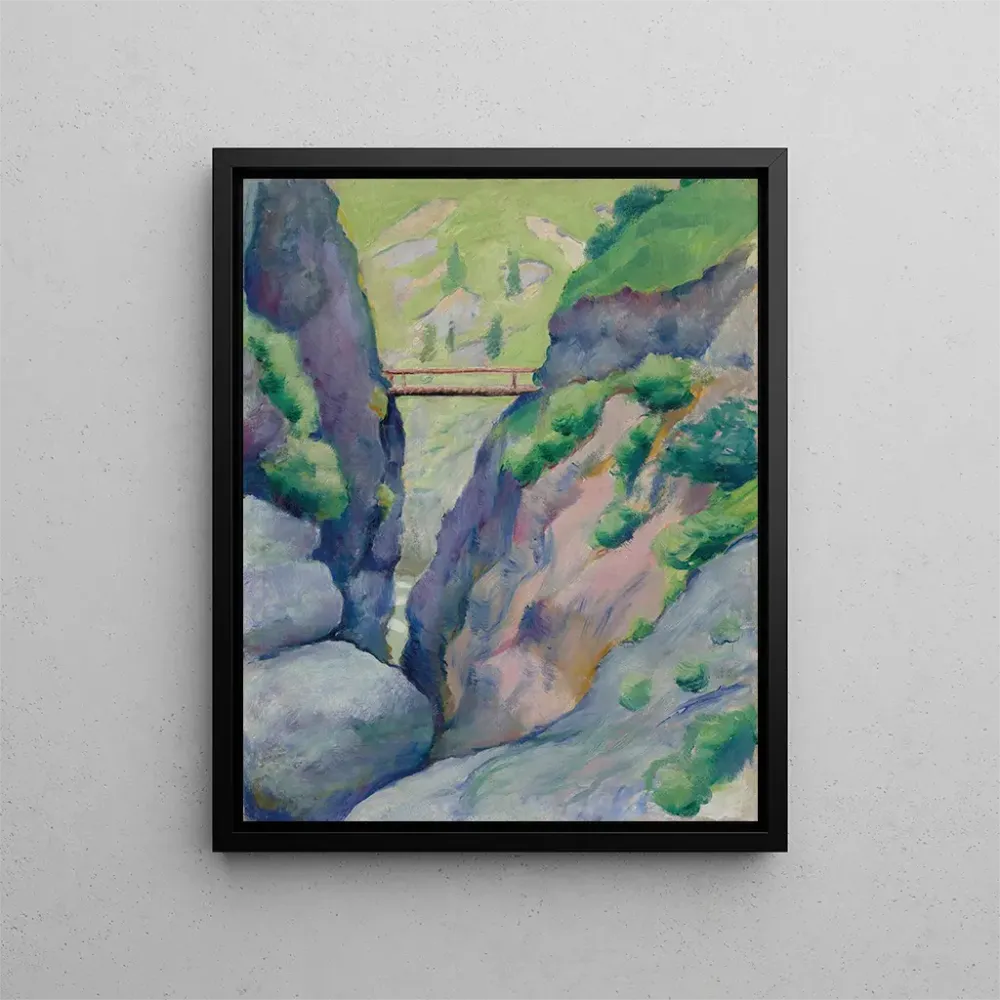 Obraz Gorges du Tegernsee - August Macke | Druk artystyczny