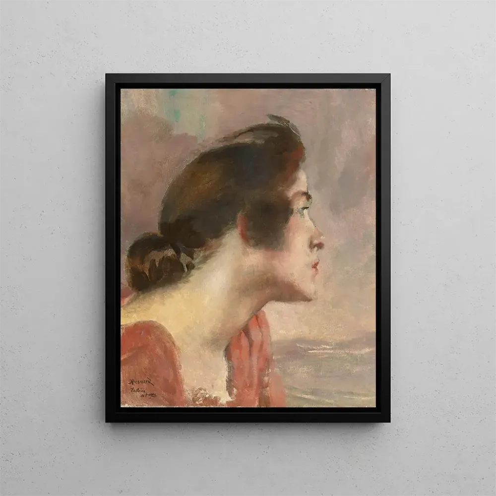 Obraz Głowa młodej dziewczyny - Albert Besnard | Druk artystyczny