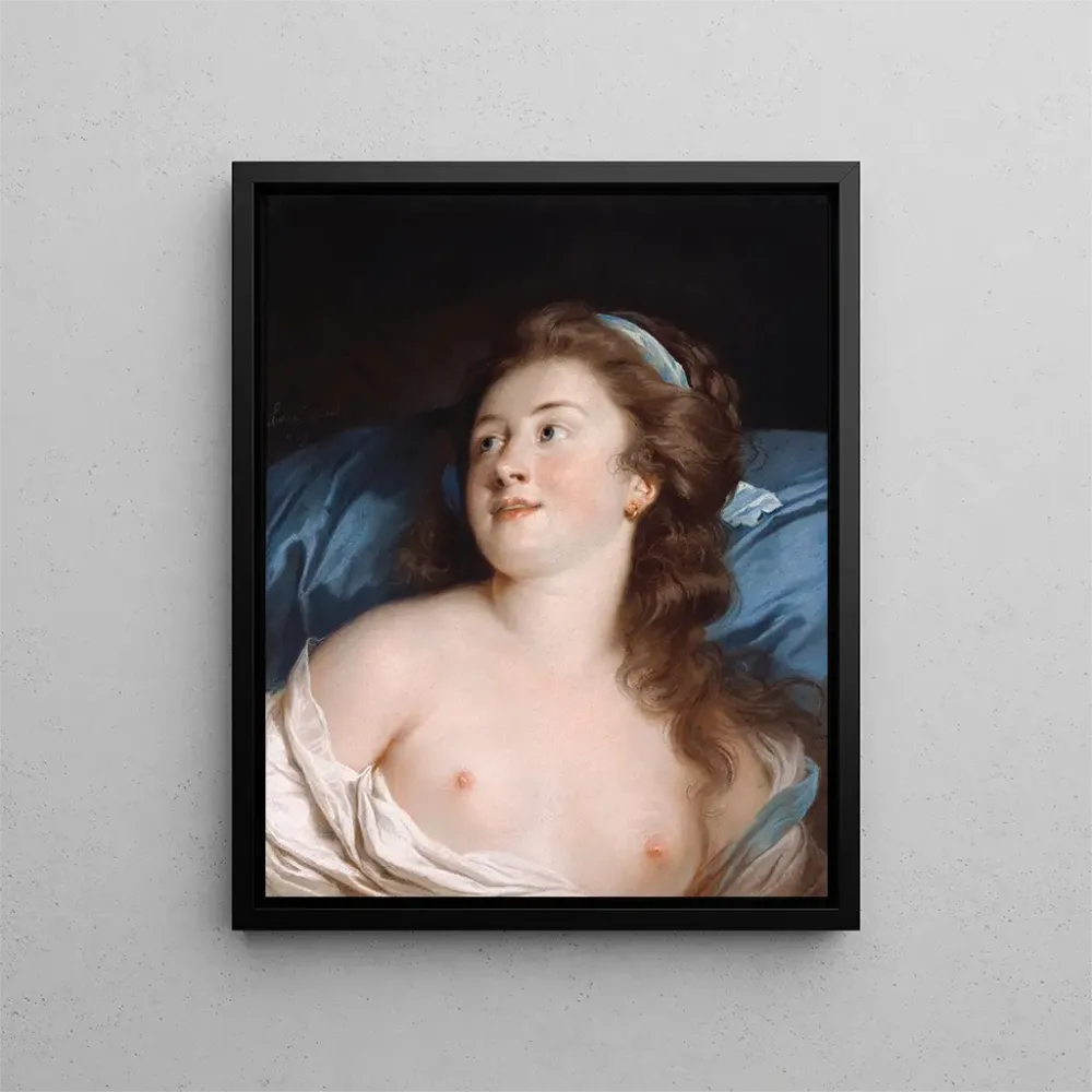 Obraz Głowa młodej kobiety - Adélaïde Labille-Guiard | Druk artystyczny