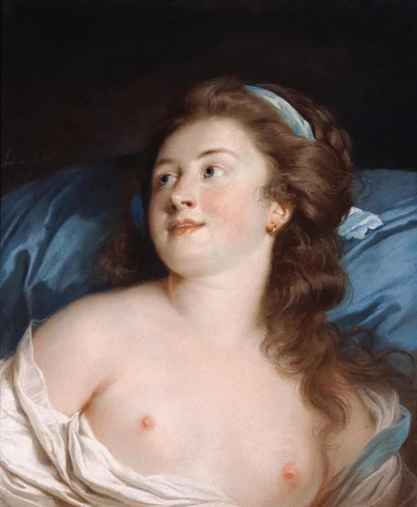 Obraz Głowa młodej kobiety - Adélaïde Labille-Guiard | Druk artystyczny