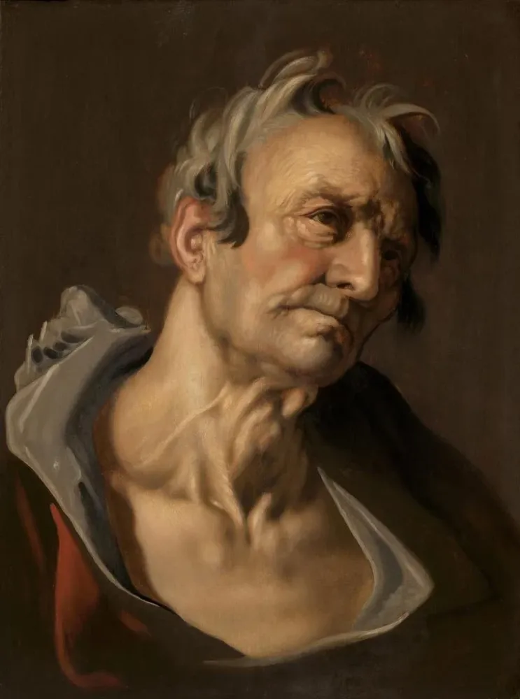 Obraz Głowa starego mężczyzny - Abraham Bloemaert | Druk artystyczny