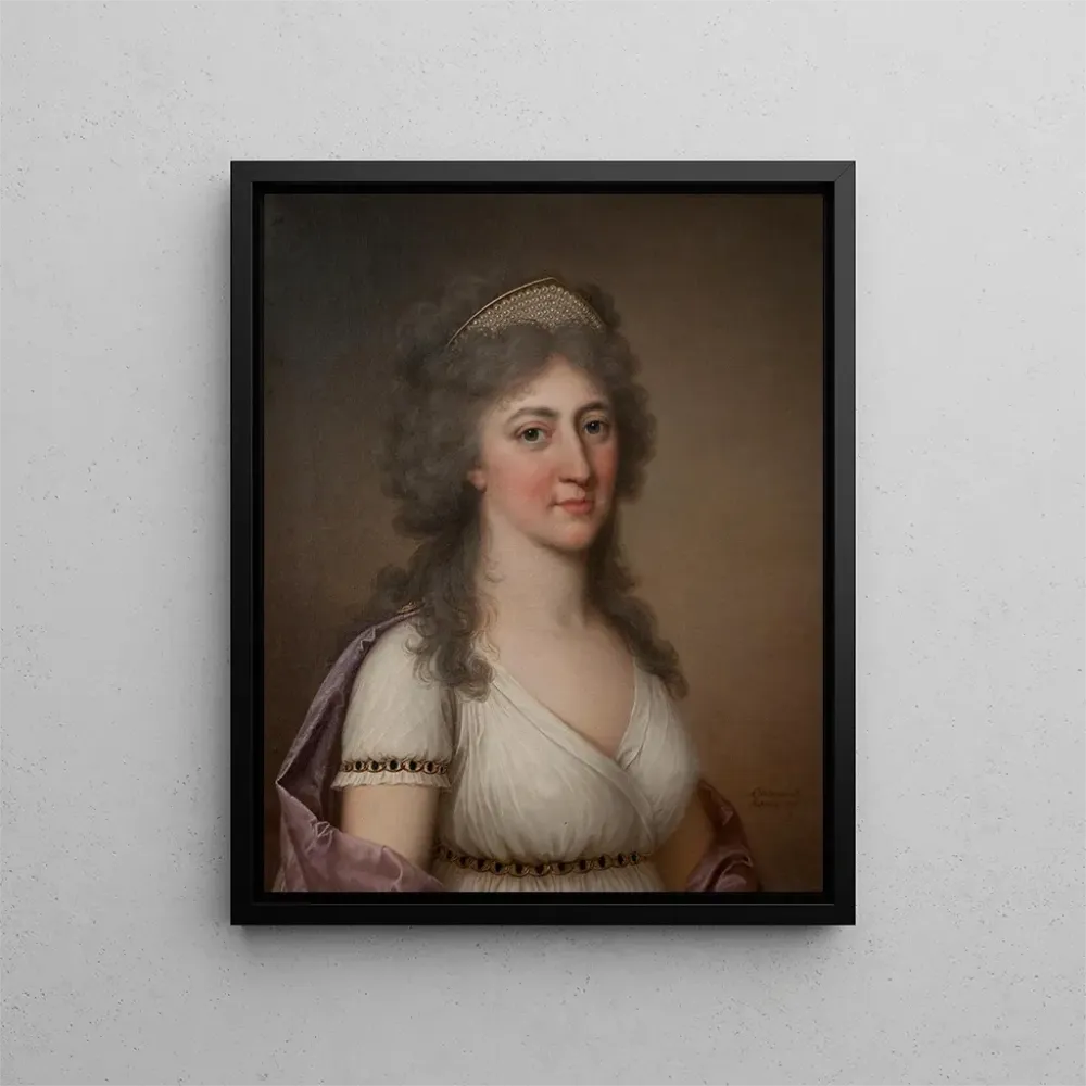 Obraz Hedvig Elisabet Charlotte 1759-1818 Królowa Szwecji - Adolf Ulrik Wertmüller | Druk artystyczny