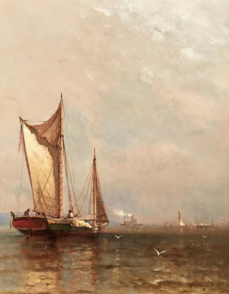 Obraz na Hudson - Arthur Quartley | Druk artystyczny
