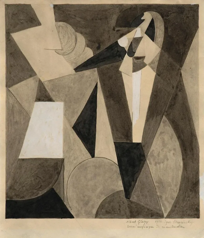 Obraz Igor Stravinsky - Albert Gleizes | Druk artystyczny