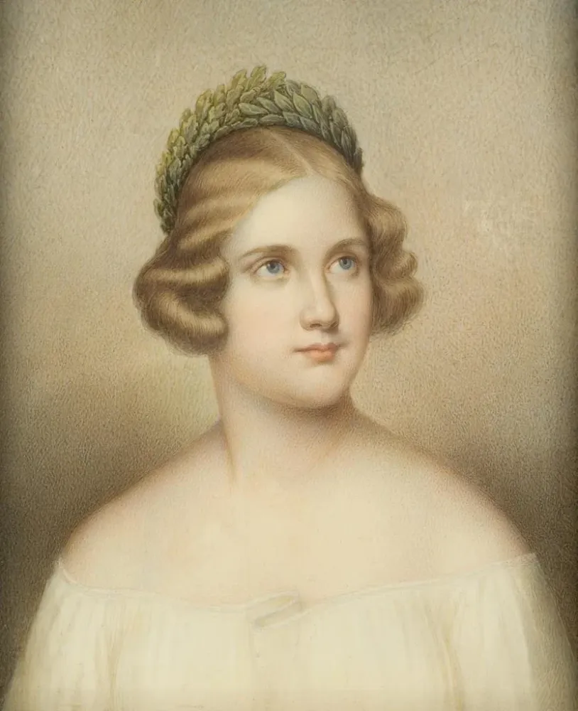 Obraz Jenny Lind śpiewaczka 1820-1887 - Adolf Theer | Druk artystyczny