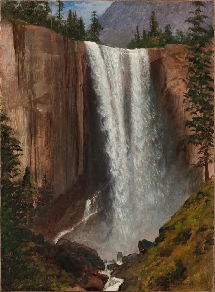 Obraz Jesienna wiosenna - Albert Bierstadt | Druk artystyczny