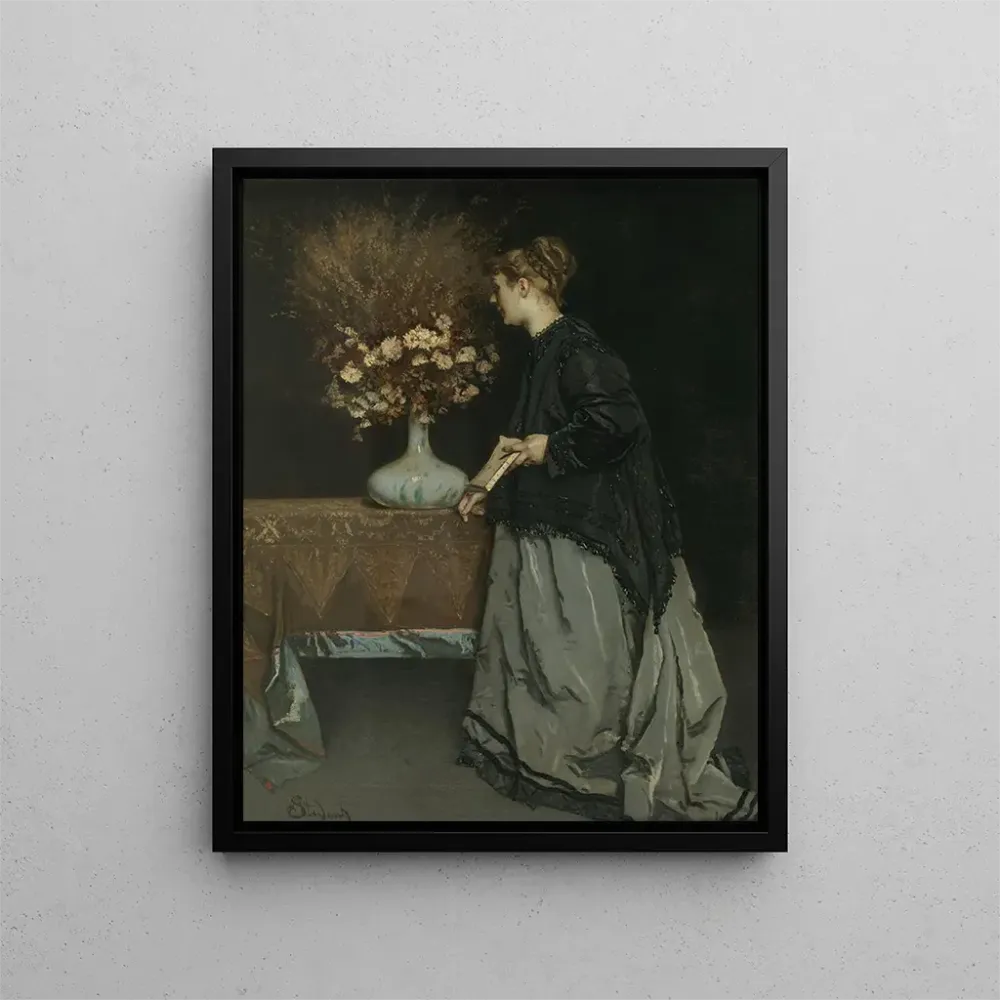 Obraz Jesienne kwiaty - Alfred Stevens | Druk artystyczny