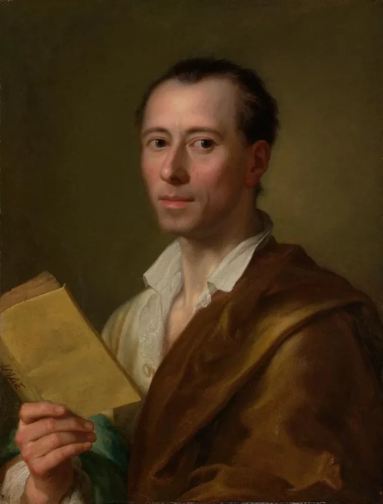 Obraz Johann Joachim Winckelmann 1717-1768 - Anton Raphaël Mengs | Druk artystyczny