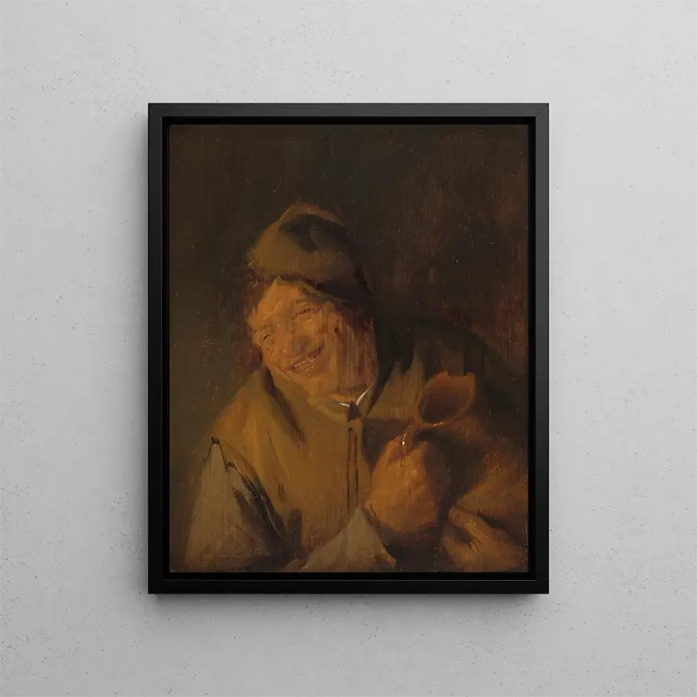 Obraz Le joyeux paysan - Adriaen van Ostade | Druk artystyczny