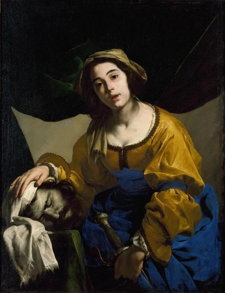 Obraz Judith z głową Holofernesa - Bernardo Cavallino | Druk artystyczny