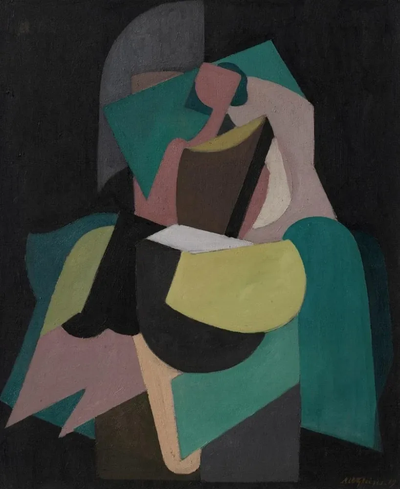 Obraz Kobieta siedząca - Albert Gleizes | Druk artystyczny