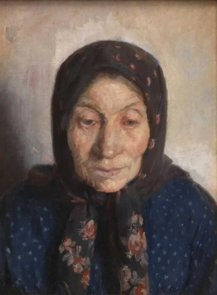 Obraz Kobieta starego rybaka - Anna Ancher | Druk artystyczny