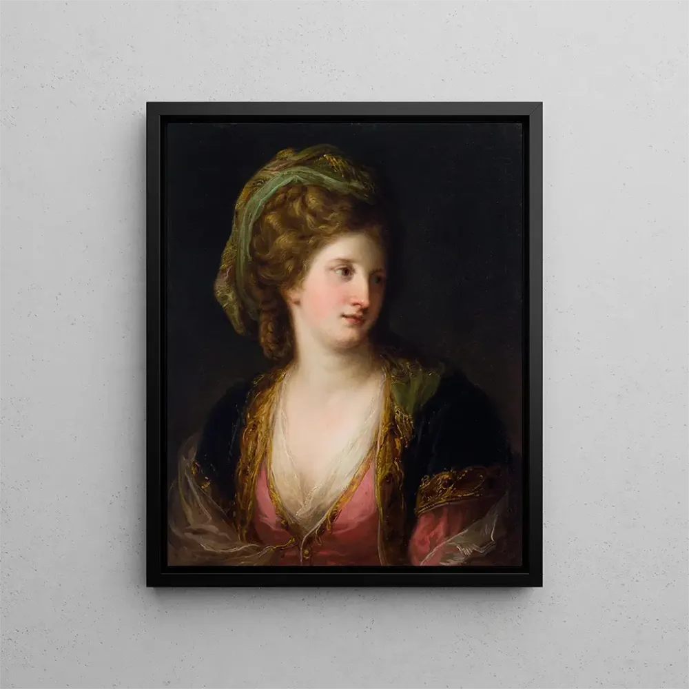 Obraz Kobieta w tureckiej sukni - Angelica Kauffman | Druk artystyczny
