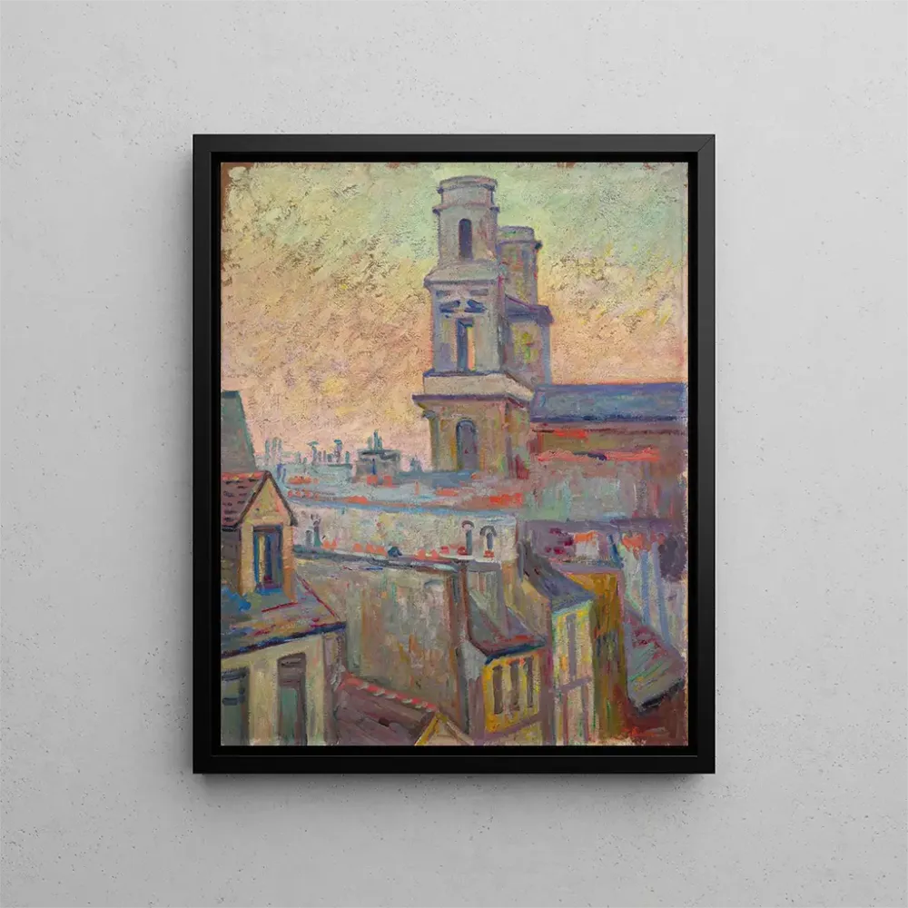 Obraz Kościoł Saint-Sulpice w Paryżu - Armand Guillaumin | Druk artystyczny