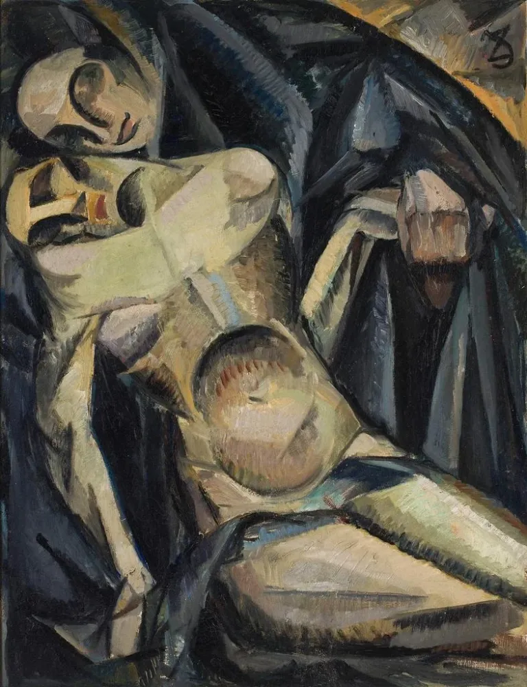 Obraz Kompozycja : Pietà - Jan Yznowski | Druk artystyczny