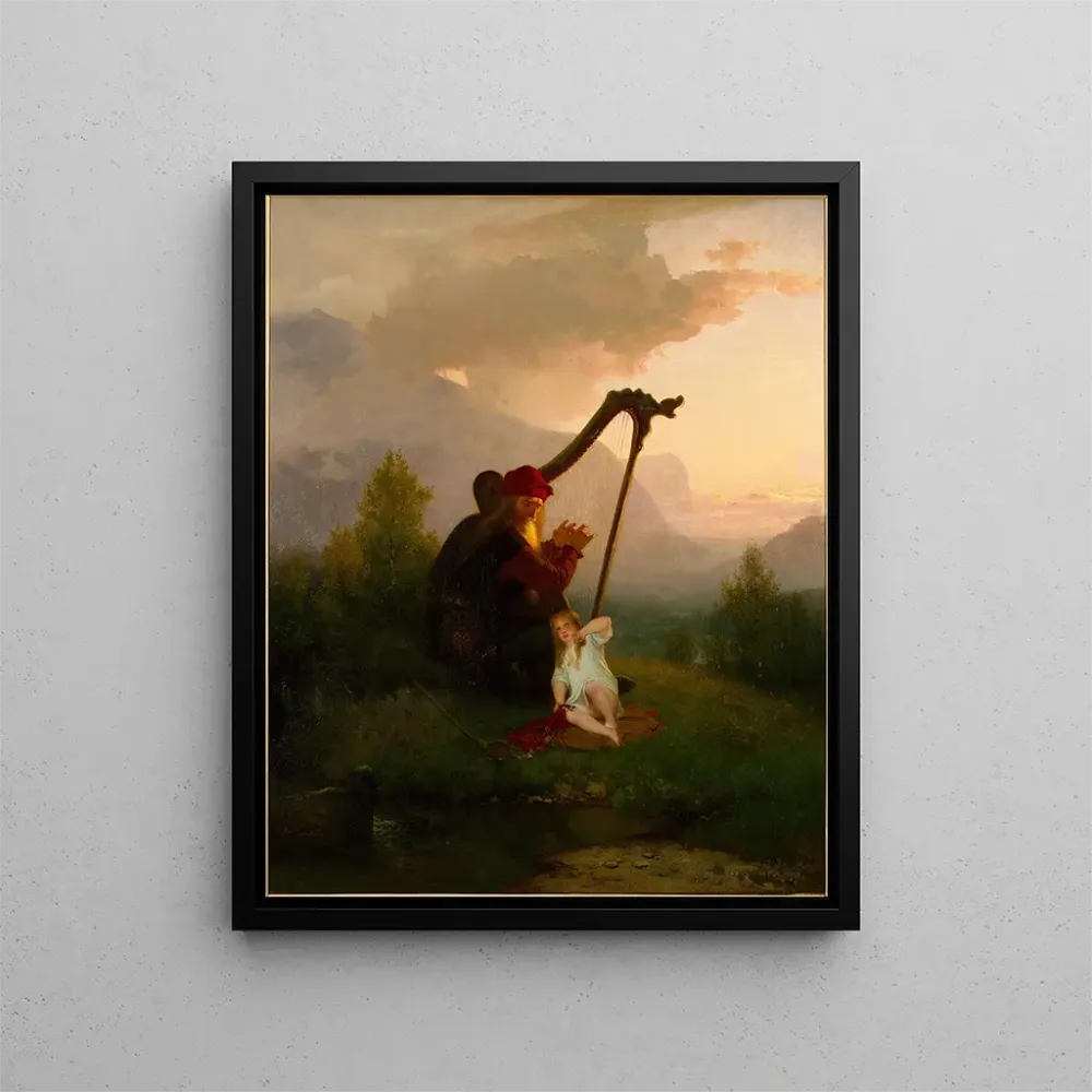 Obraz Król Heimer i Aslög - August Malmström