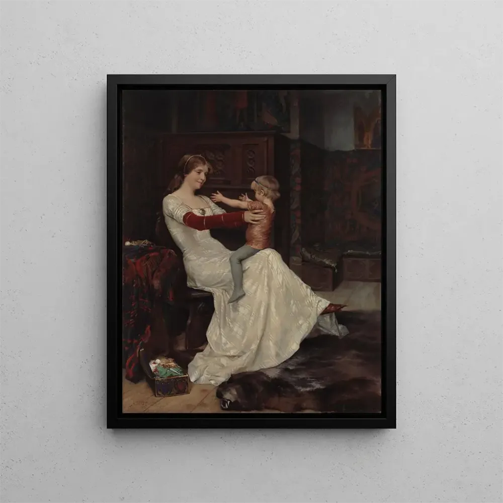 Obraz Królowa Bianca - Albert Edelfelt | Druk artystyczny