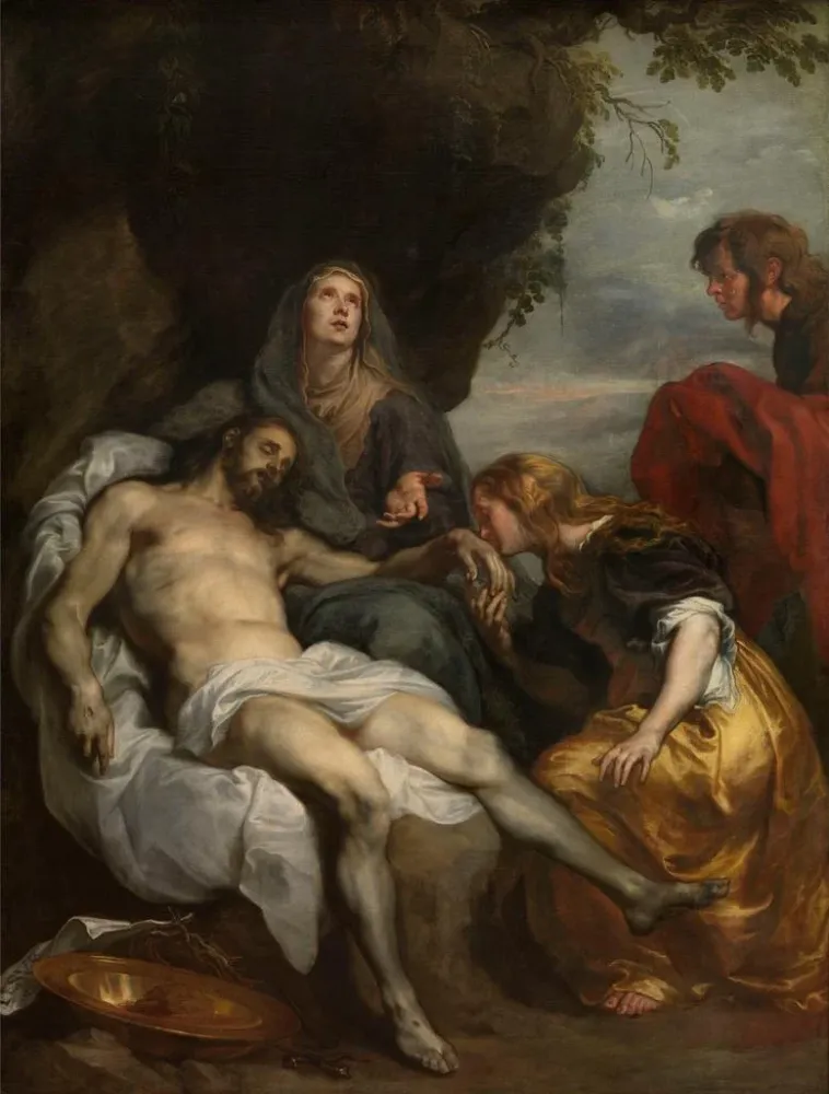 Obraz La Lamentation sur le Christ mort - Antoine van Dyck | Druk artystyczny