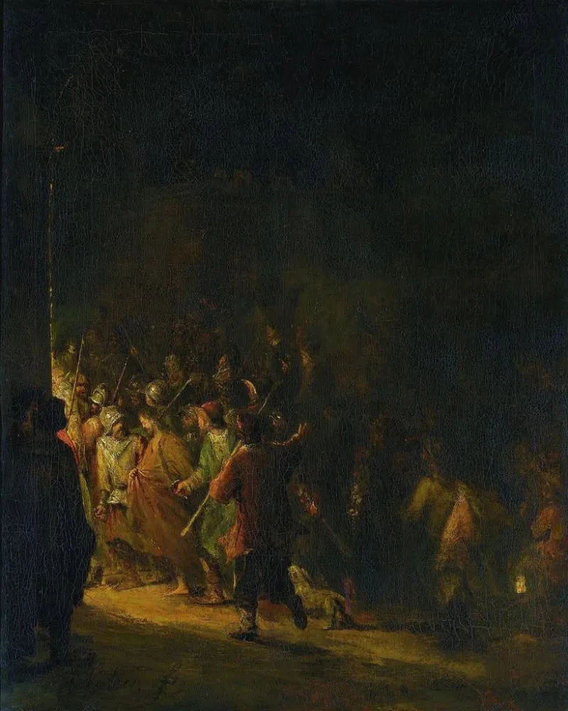 Obraz L'arrestation du Christ - Aert de Gelder | Druk artystyczny