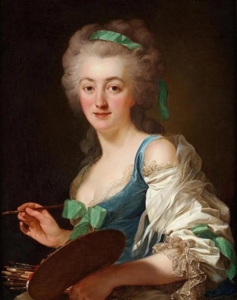 Obraz L'artysta Anne Vallayer Coster - Alexander Roslin | Druk artystyczny