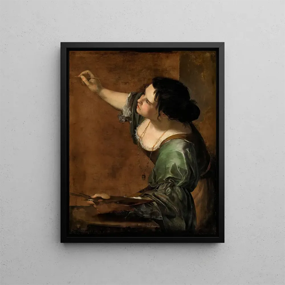 Obraz L'autoportret jako alegoria malarstwa - Artemisia Gentileschi | Druk artystyczny