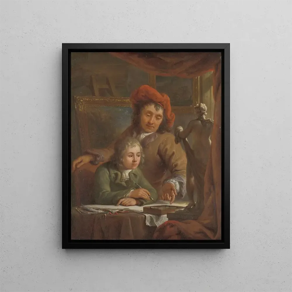 Obraz La leçon de dessin - Abraham van Strij | Druk artystyczny