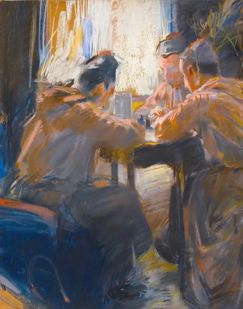 Obraz Les Joueurs de cartes - Akseli Gallen-Kallela | Druk artystyczny