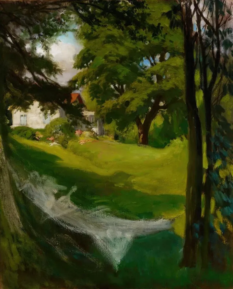 Obraz Letnia willa artystów w Haikko z widokiem na morze - Albert Edelfelt | Druk artystyczny