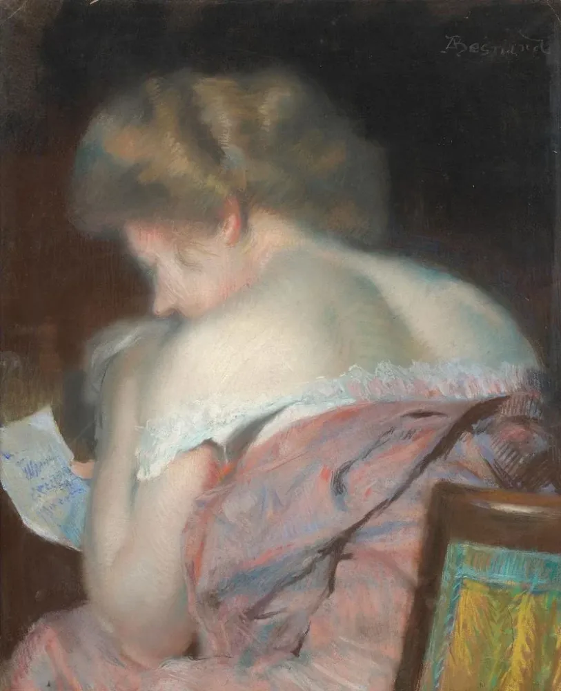 Obraz La Lettre - Albert Besnard | Druk artystyczny
